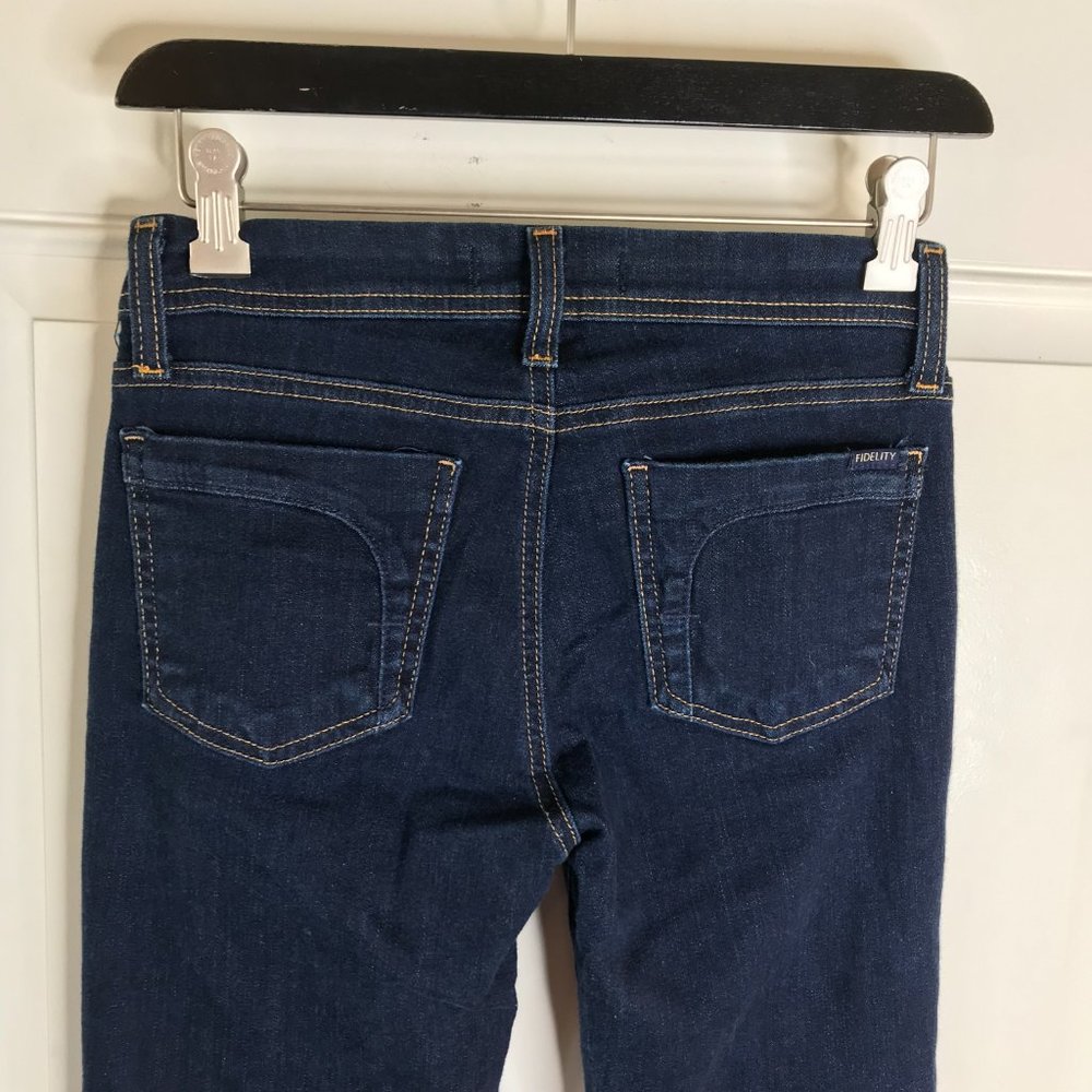 Fidelity Womens Stevie Skinny Jeans Chicago Blue - Picture 5 of 5